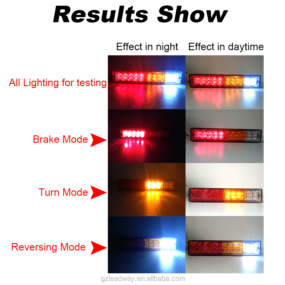 12V LED Lights Indicator Reverse Combination - 7