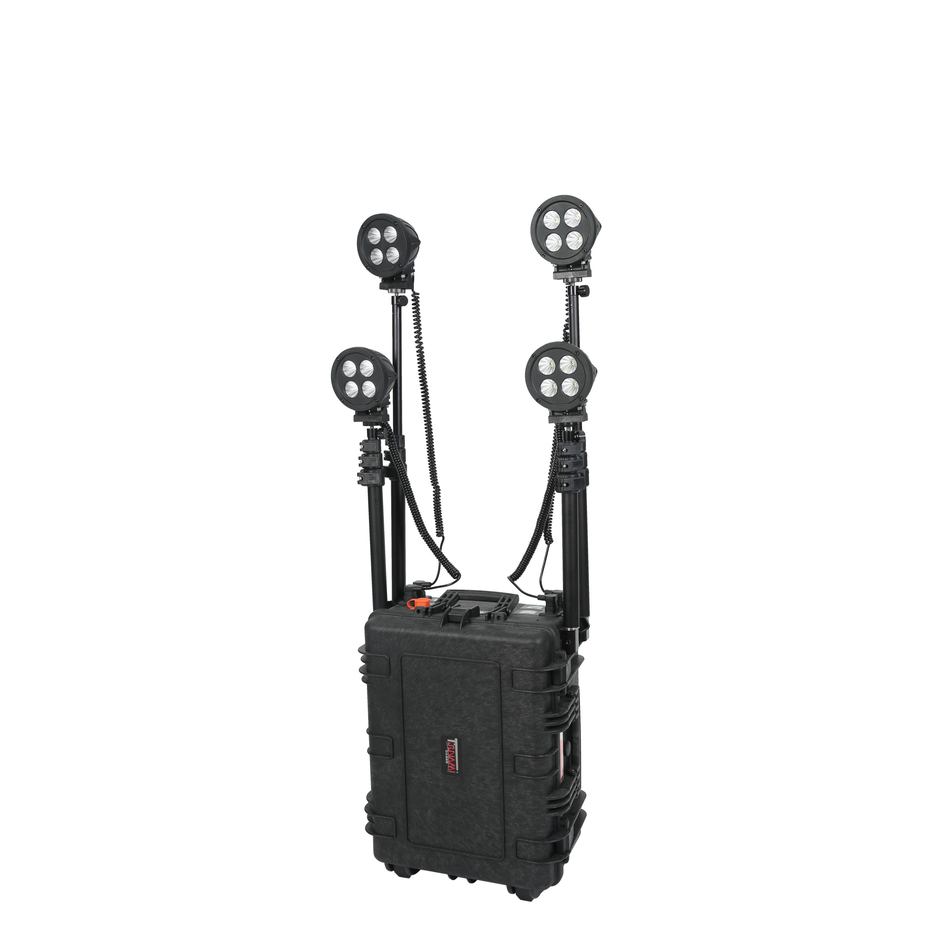 JGL 160W High Power Remote Area Lighting System with Mobility Case -Black
