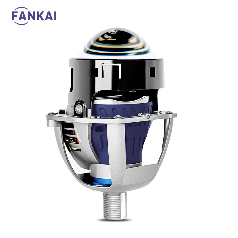 3-Inch Aluminum Bi-Xenon LED Projector Headlights AFS Adaptive Cornering System 60W High-Power Integrated High Low Beam Lossless