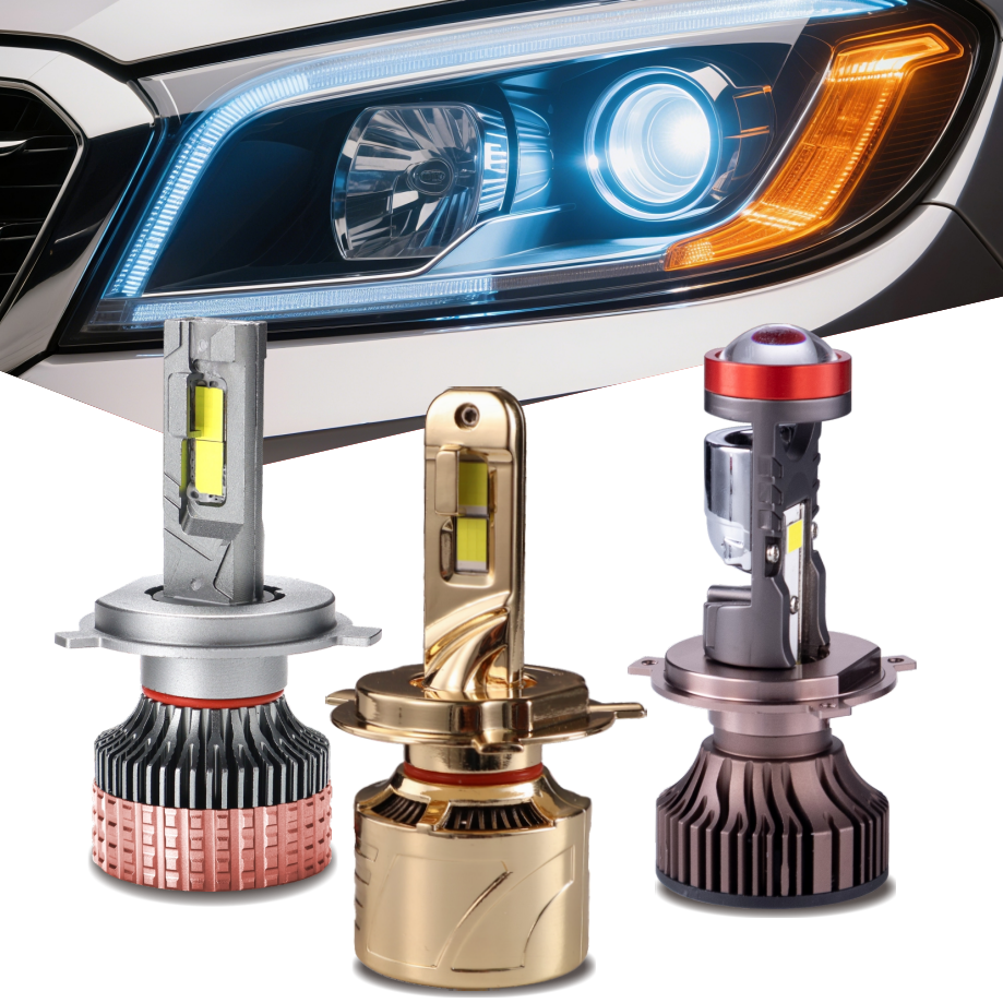 OEM/ODM App Control 35W-145W Bluetooth IP55 Aluminum Alloy Car LED Bulb 6000K H4 H7 H11 9005 9006 H1 H3 Headlight