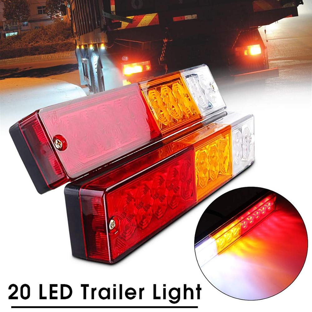 New 12V LED Lights for Heavy Machinery Vehicles Truck Trailer ATV Tractor Forklift Excavator-Indicator Reverse Combination