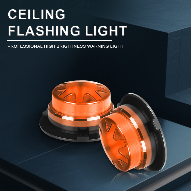 24W LED Strobe Warning Beacon Lights 12V High Brightness Car Emergency Flash Lights With 8 Flash Patterns And Long Service Life