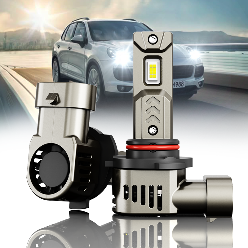Mini Size 60W 8000LM Wireless LED Car Headlight Canbus H7 H11 H1 9005 9006 9012 1:1 Plug&Play with Fan