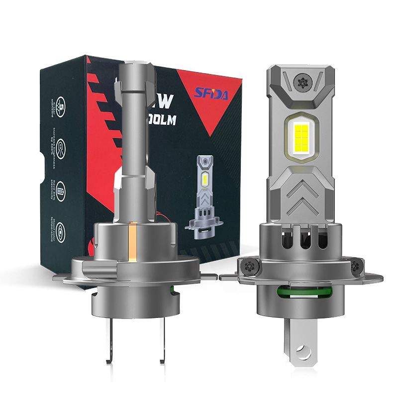 SFIDA V19 6000K LED Car Headlight Energy Efficient H4 H7 9005 Bulb 20W 2000 Lm Universal Fitment with Custom Packaging Box