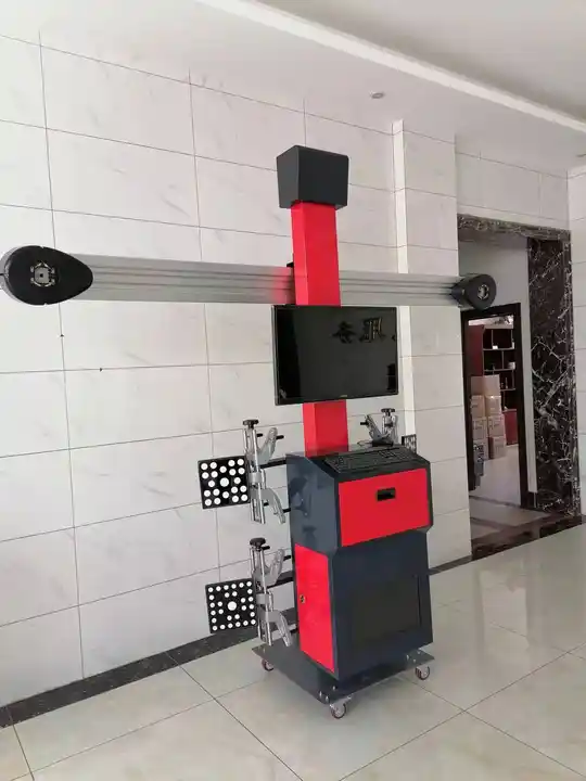 Tricar Self Adaptive 3D Four Wheel Aligner Active Tracking Measurement Beam Wide Range Lift Support Two Large Screen Monitoring