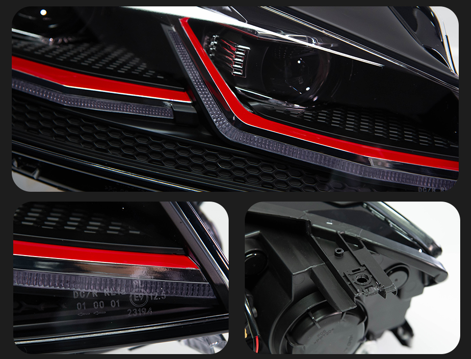 Car Light for VW Golf 7.5 MK7.5 LED Headlight 2018-2021 Headlights GOLF7.5 DRL Turn Signal High Beam Angel Eye Accessories