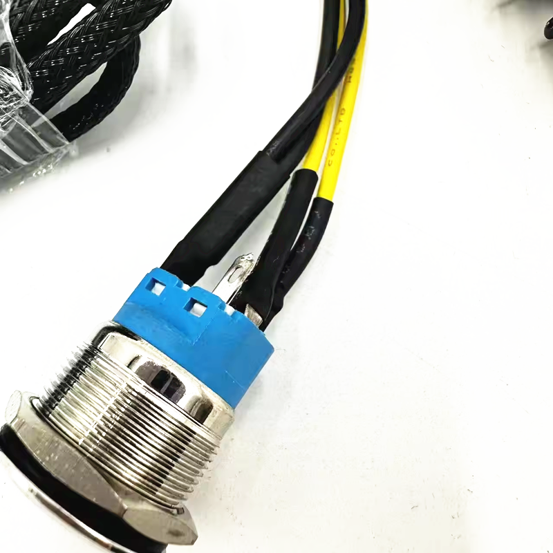 ODM OEM Factory custom motorcycle light with switch connector wire harness