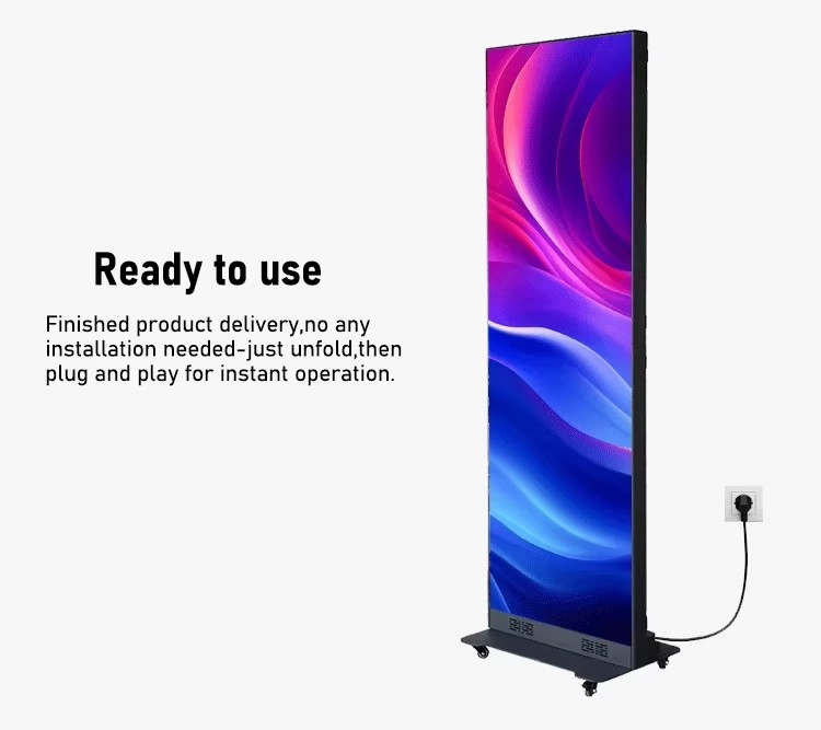 Versatile 640mm X 1920mm LED Poster Screen for Stunning Visuals