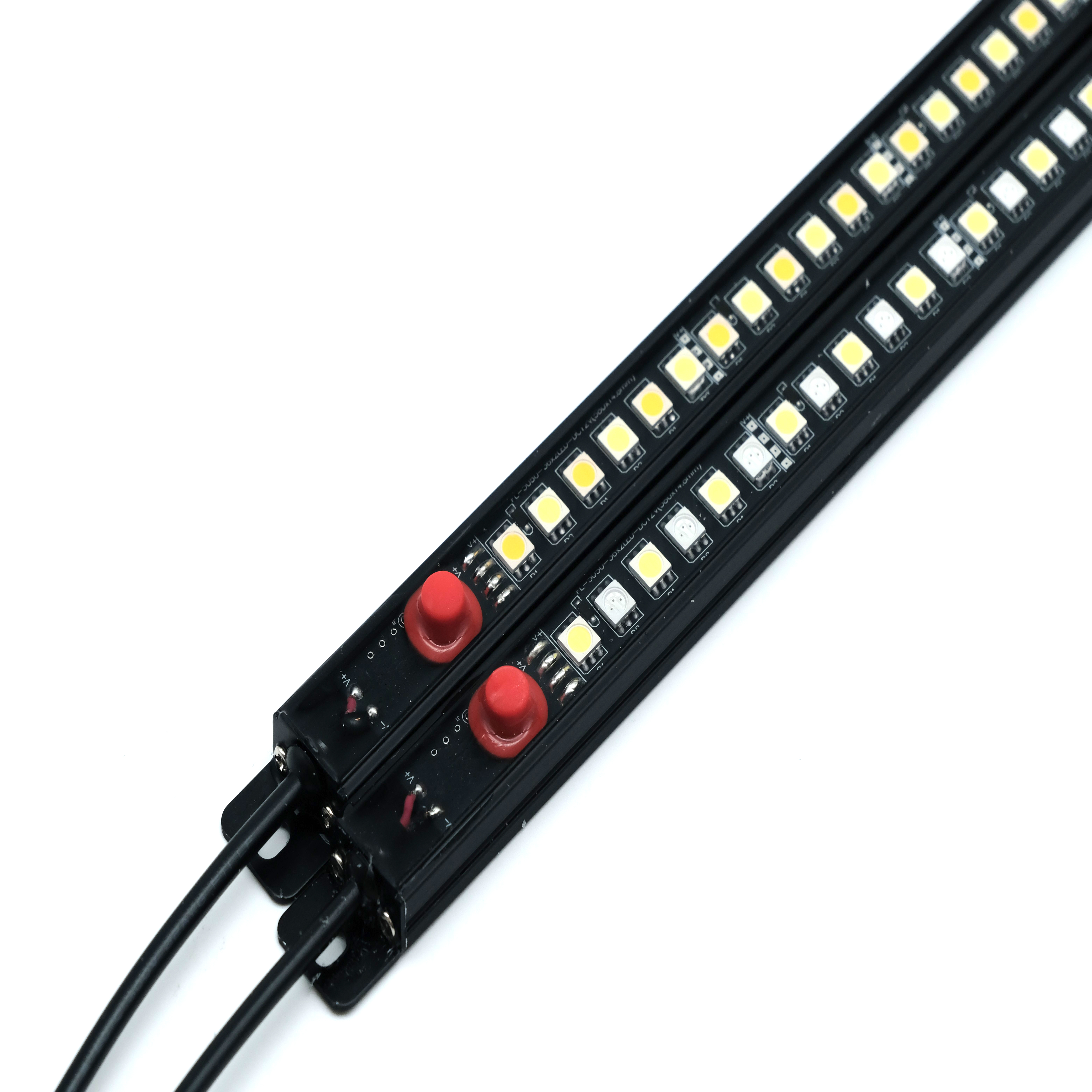 Dual Color LED Camping Light DC10-16V With Built-in Switch Button IP65 Rigid Light For RV Caravan Camper Tent Awning Lighting