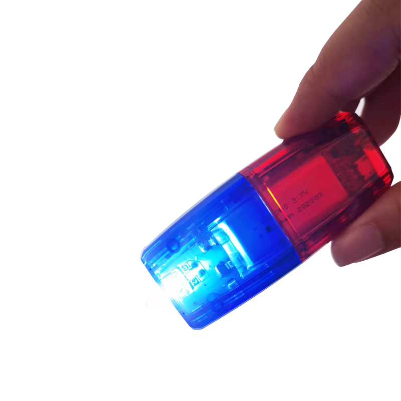 Highly Visible Patrol LED Strobe Traffic Light Durable Red Blue Shoulder Traffic Flashlight Warning Light