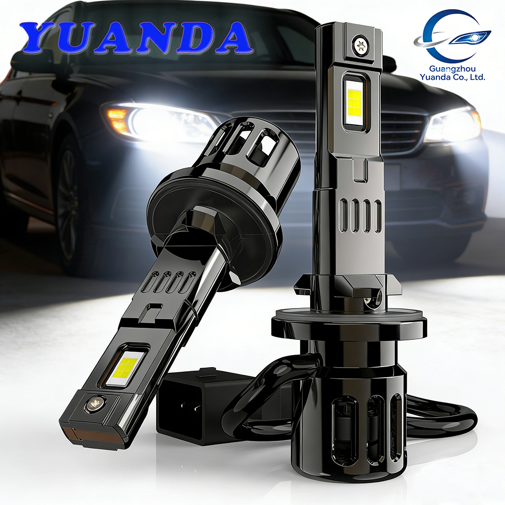 T3 35W 6000K Smart APP Control 12V New LED Car Headlight Adjustable Power Rain/Fog/Blue Light H11 Bulb Shape Universal Fitment