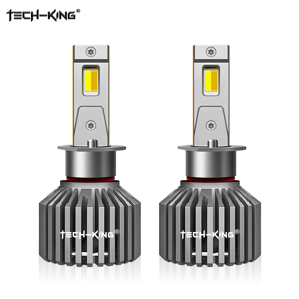 TECH-KING APP Control Intelligent Led Headlights Bulb Adjustable Colors 2-75W Led H1 H3 H4 H11 9006 9005 9012 H7 Led Headlights
