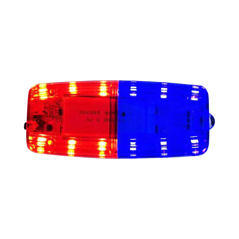 Highly Visible Patrol LED Strobe Traffic Light Durable Red Blue Shoulder Traffic Flashlight Warning Light