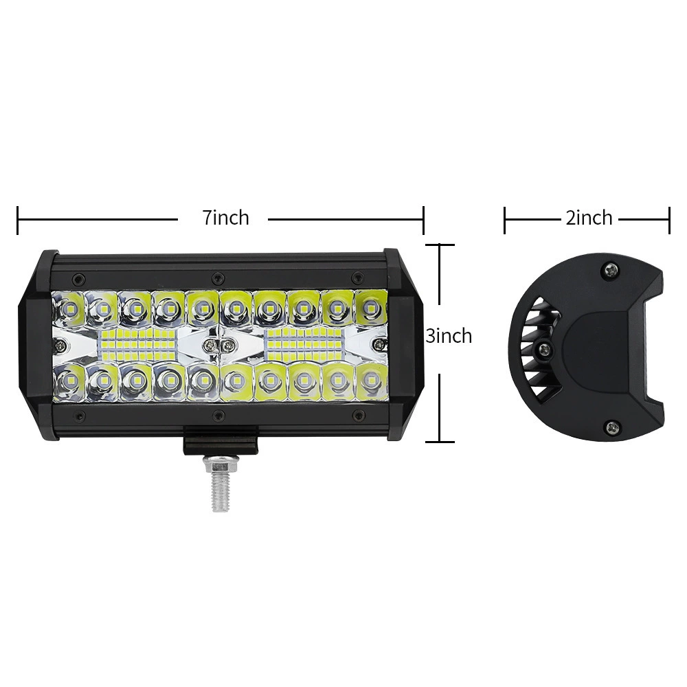 High-Performance LED Light Bars Universal 12-24v DC 6000K Energy-Efficient Lighting Solutions for TRUCK OFFROAD Vehicles