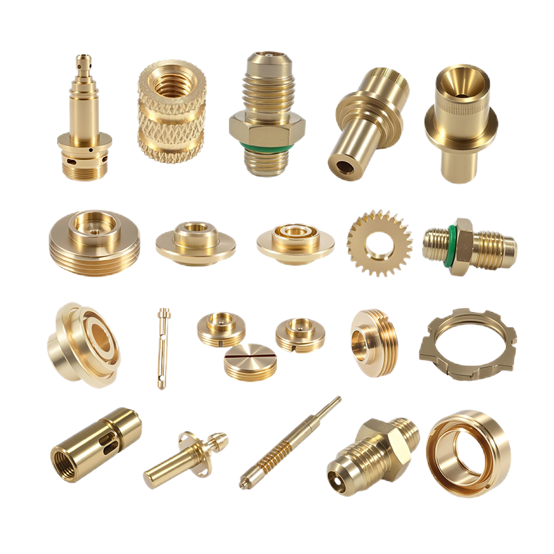 Brass Lamp Socket Holder Cap Ring Base Knurling Threading Lighting Fixture OEM Swiss Lathe CNC Turning Precision Machining Parts