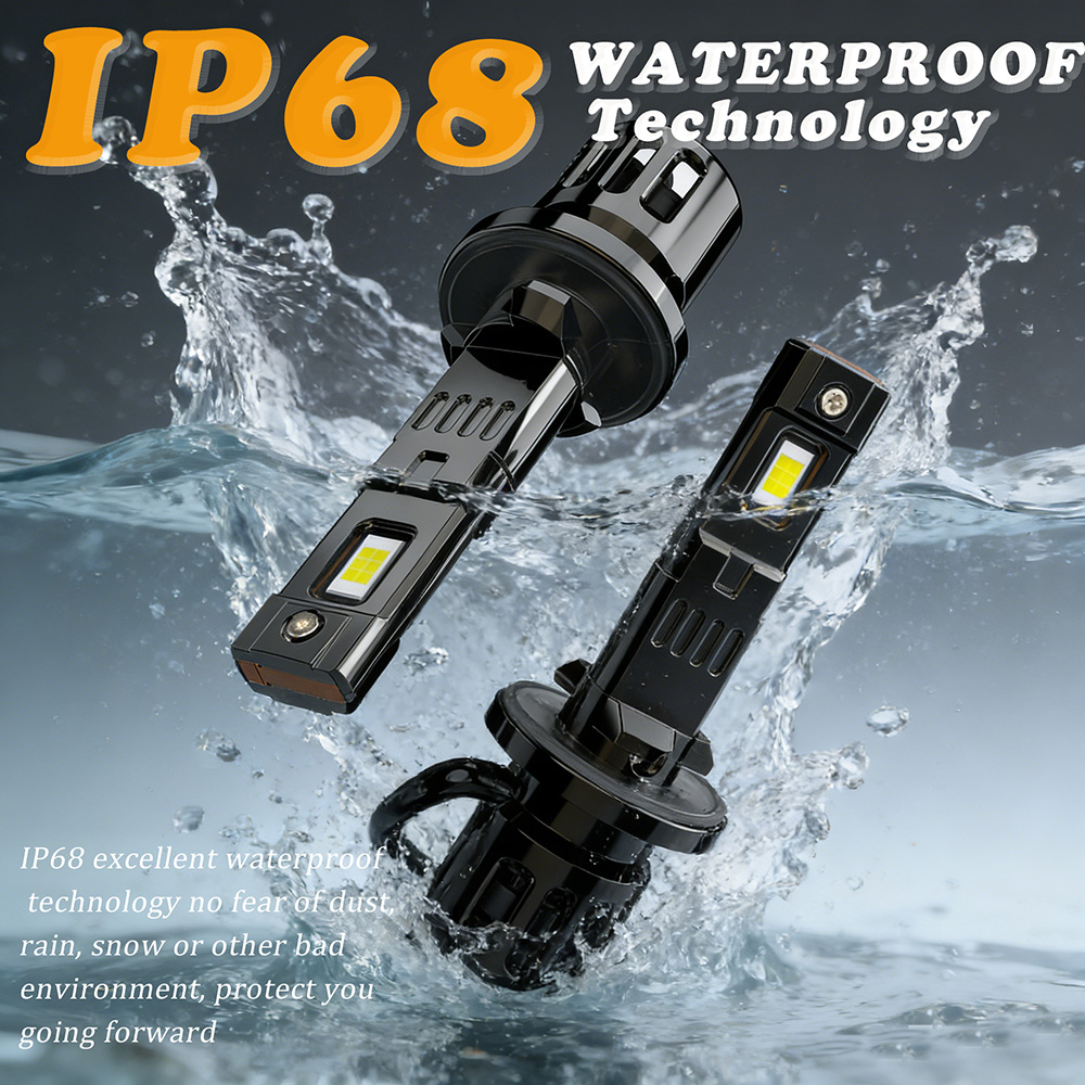 T3 35W 6000K Smart APP Control 12V New LED Car Headlight Adjustable Power Rain/Fog/Blue Light H11 Bulb Shape Universal Fitment