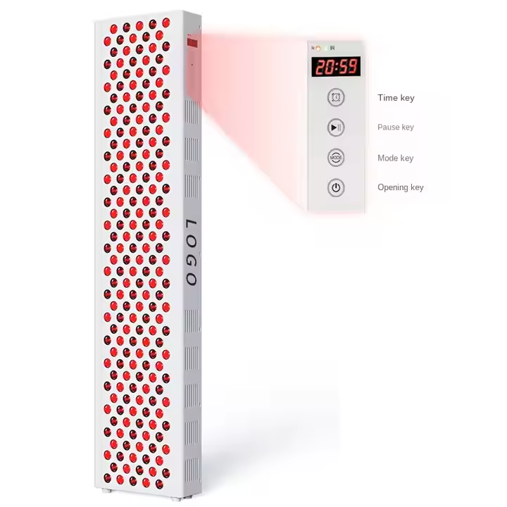 Whole Body Red Light Therapy Panel Movable Base Vertical Configuration Advanced Phototherapy Hardware