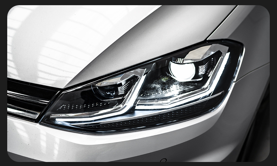Car Light for VW Golf 7.5 MK7.5 LED Headlight 2018-2021 Headlights GOLF7.5 DRL Turn Signal High Beam Angel Eye Accessories