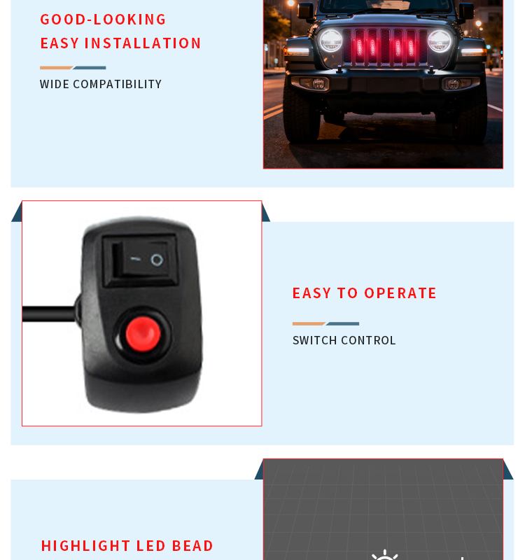 LED Front Grill Lights