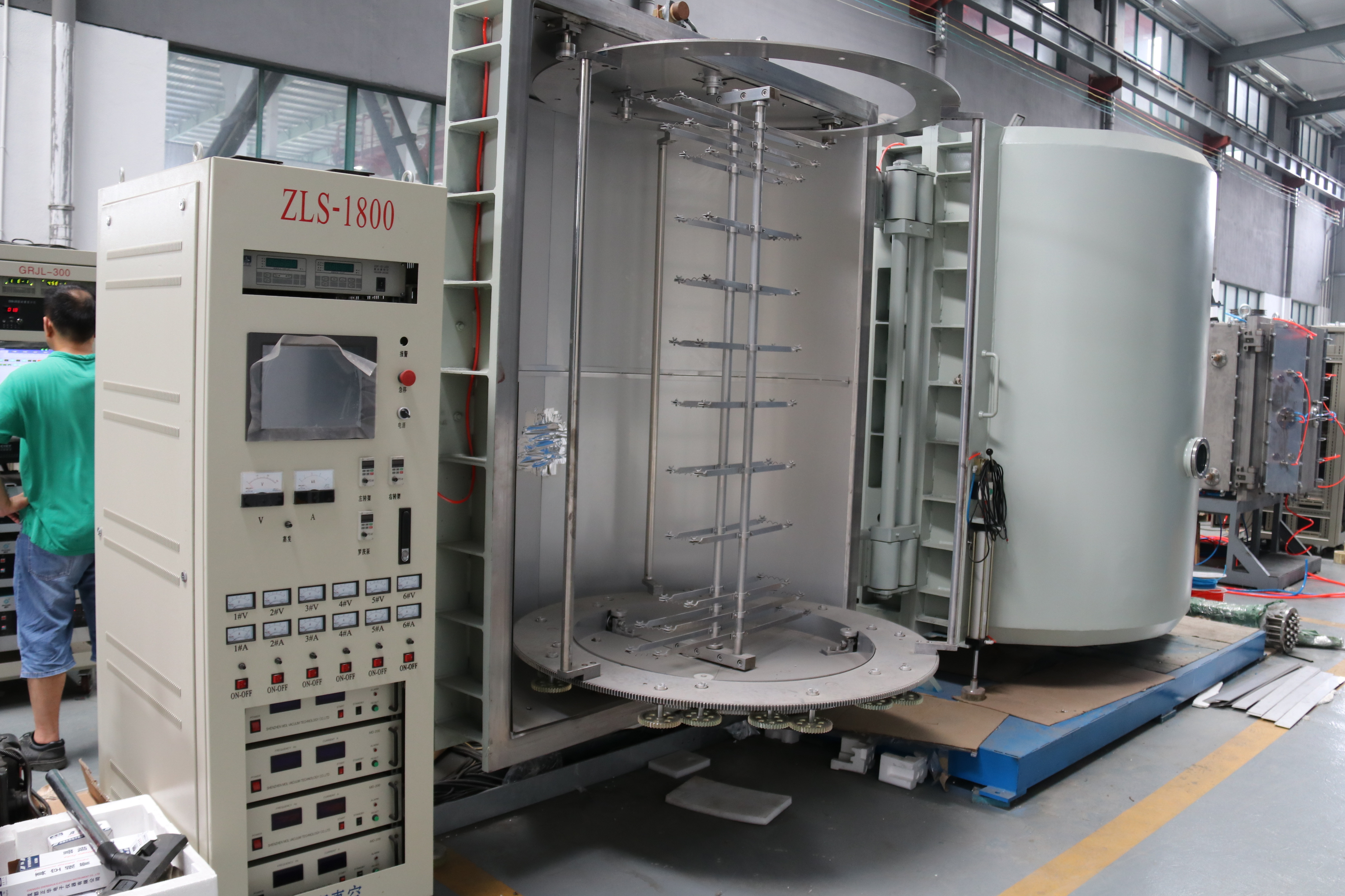 Atop Automotive Car Headlight Vacuum Coating Production Line With PLC Motor &amp; Pump