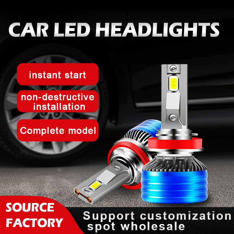 Maidsail New Generation 120W Smart LED Headlights 12V-24V 12000 Lumens Aluminum Material H1/H3/H4/H7/H11/9005/9006/9012 6000k
