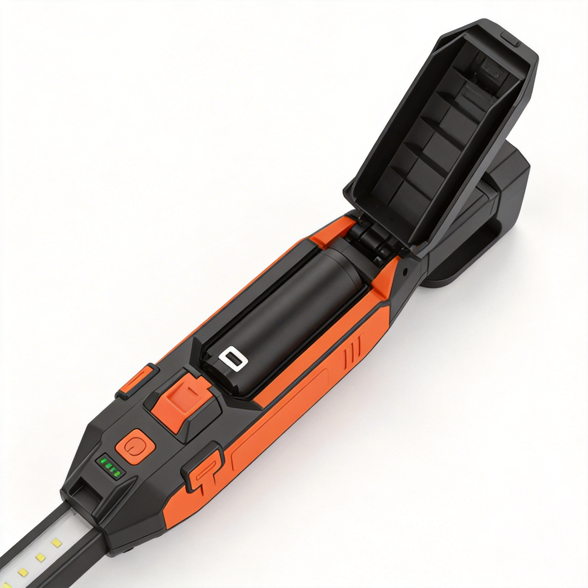 Energy Efficient 1800LM Car Engine Bay Light Type C Charging 360 Rotating Foldable Garage Lamp