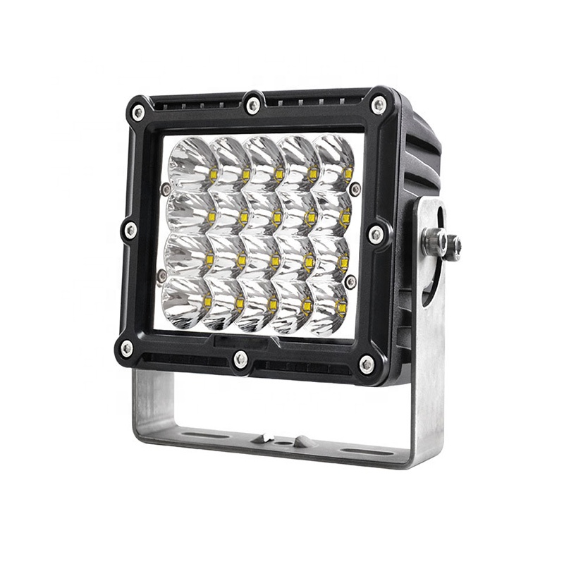 Square IP68 LED Flood Light Off Road Mining Truck Light Heavy Duty LED Work Light Spot &amp; Flood IP67 Halogen &amp; Xenon Headlights