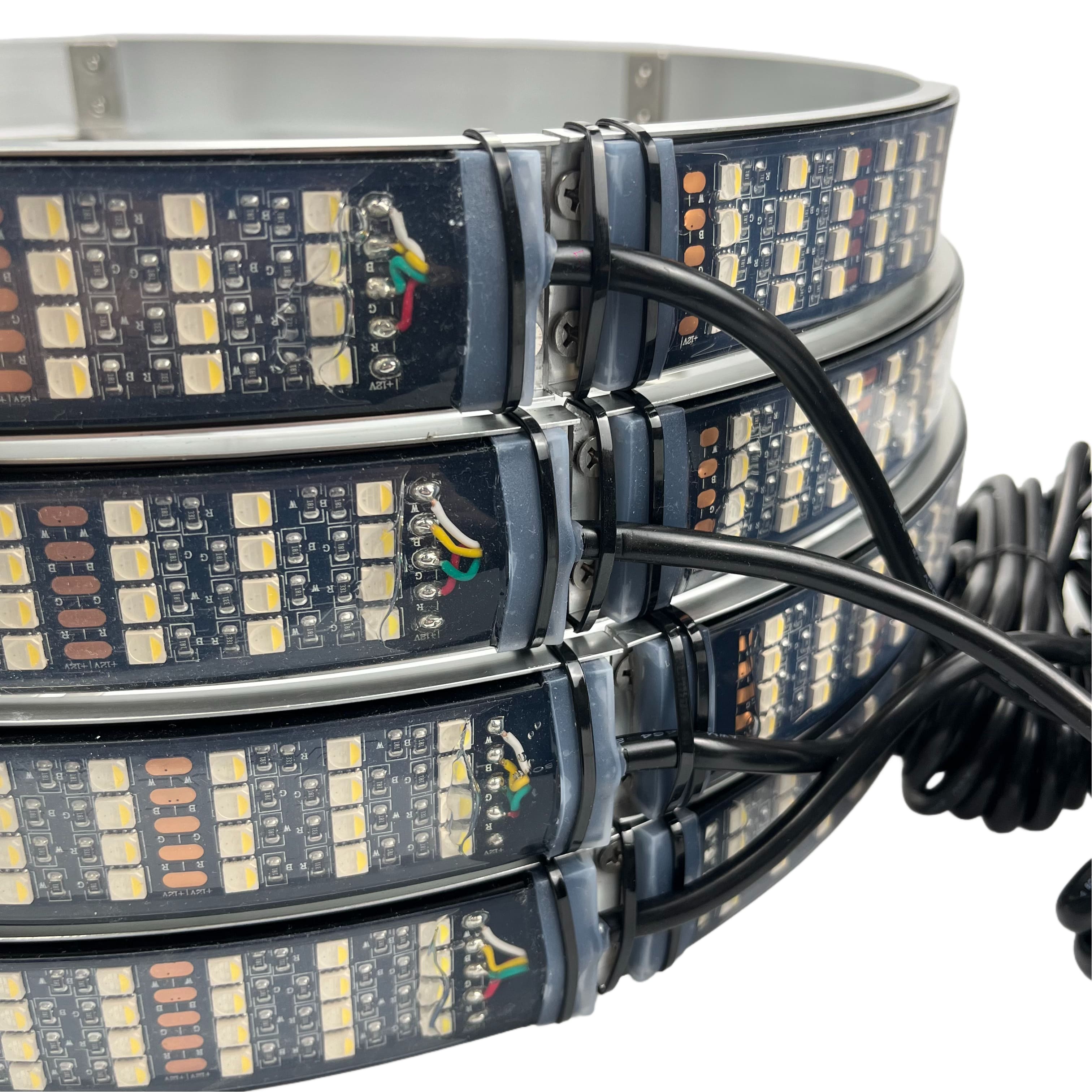 Lumina Truck LED Wheel Light 4 Row Color Changing IP67 Waterproof Aluminum DC12V 18800 Lumens 140W Auto Lighting System