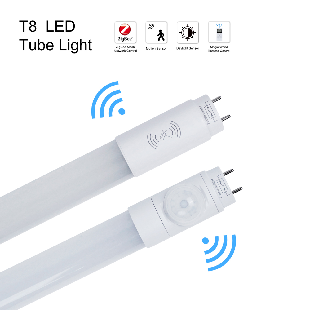 Car Park Energy Saving Lighting Solutions Smart PIR Microwave Motion Sensor Control T5 T8 LED Tube Lights