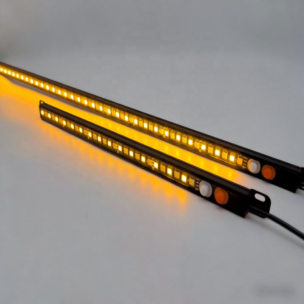 DC12V 30cm 60cm 90cm 100cm 120cm 150cm IP67 Waterproof Dual Colour Led Rigid Camping Light Bar With Dimmer Switch