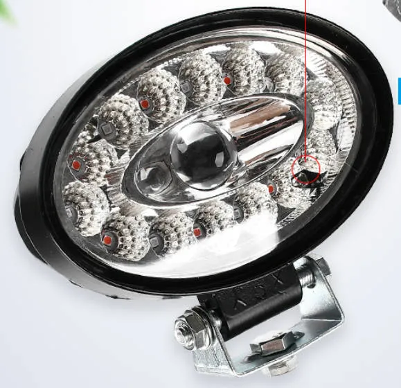 Refractive reflector design Electronic Elliptical Motorcycle Lights LED Car Light