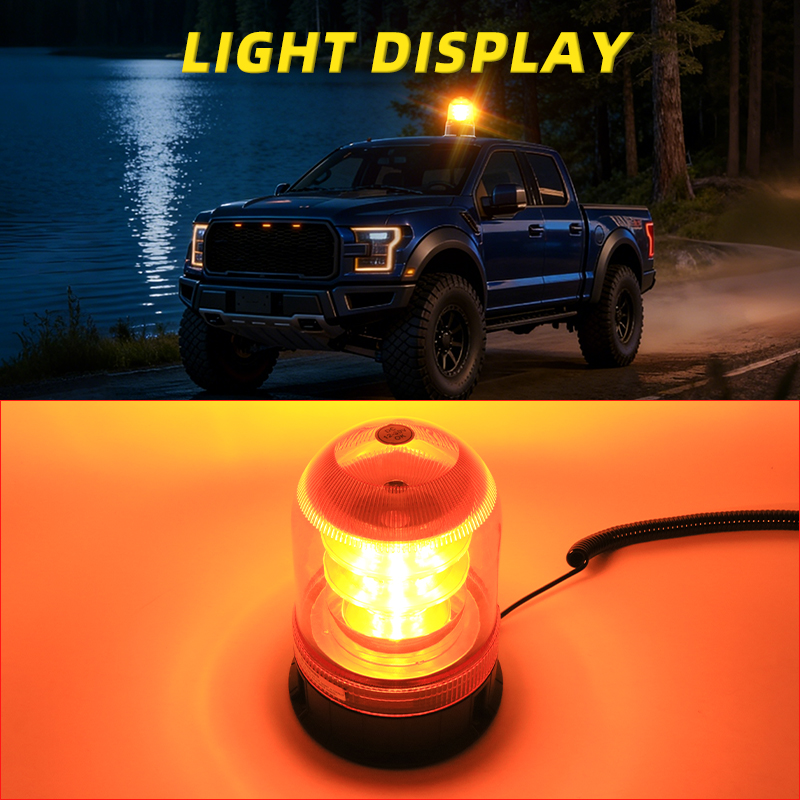 Hot Selling Heavy Duty Amber LED Strobe Warning Light for Vehicle Roof Top Agricultural Machinery Light Waterproof for Truck