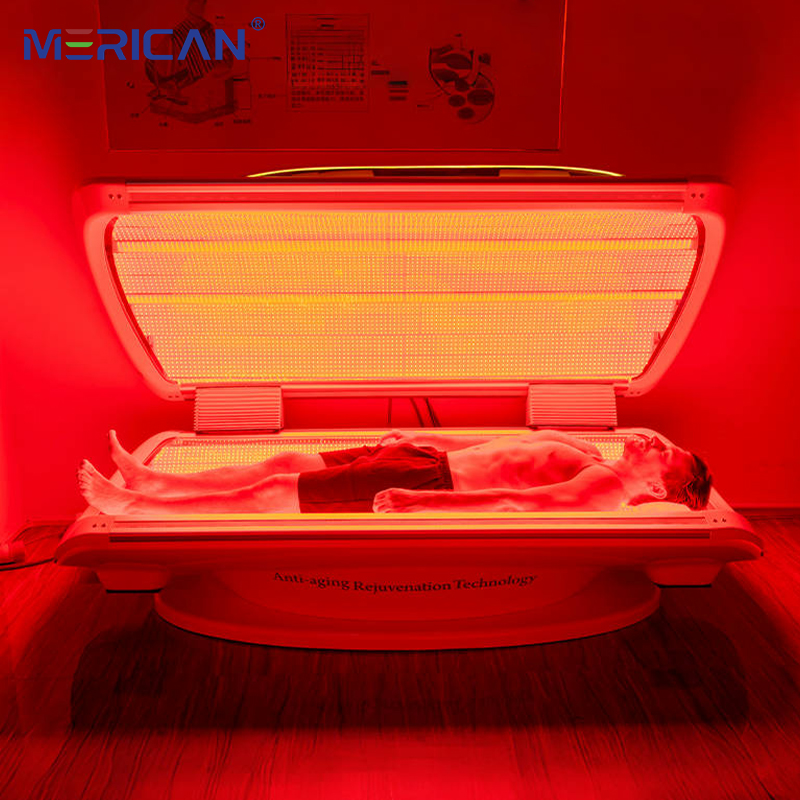 Full Body Commercial Professional LED Light Therapy Bed with Advanced Photobiomodulation Technology