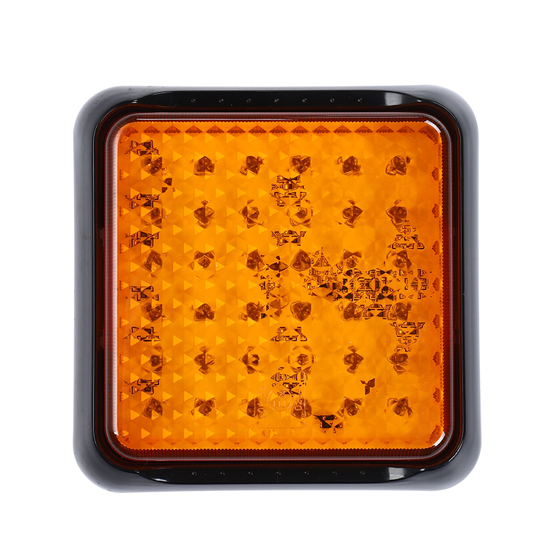 12V 24V LED Rear Indicator Light ECE Approved Square Turn Signal Lamp for Truck Trailer