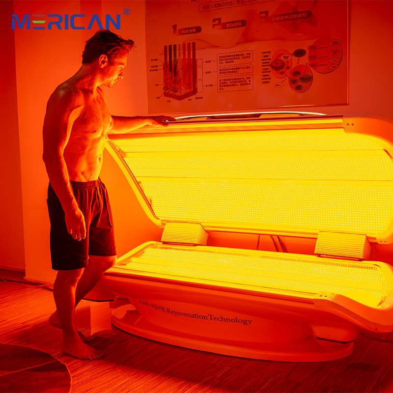 Full Body Commercial Professional LED Light Therapy Bed with Advanced Photobiomodulation Technology
