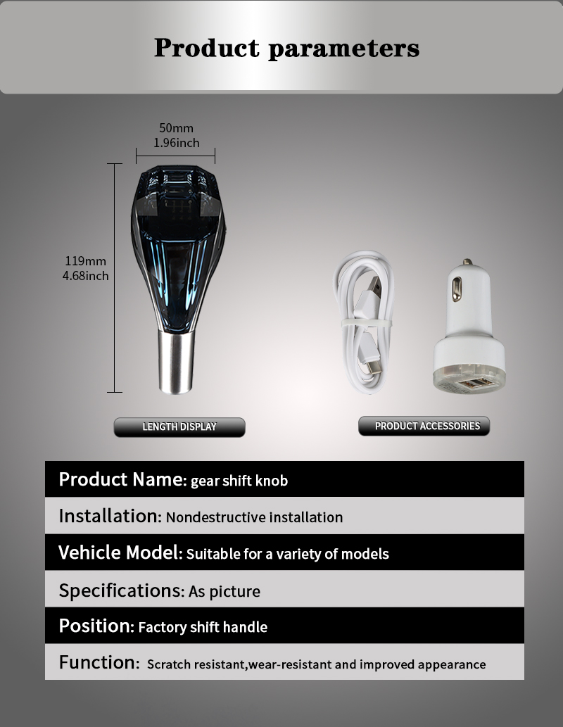 Gear Shift Knob Details 7