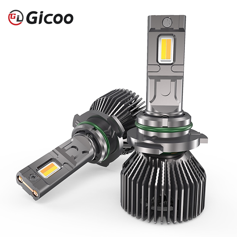 Gicoo AI18 New High Power 6000K LED Headlight APP Control 140W H7/H1/H11/HB3/HB4/9012 Universal Fitment Car Headlights