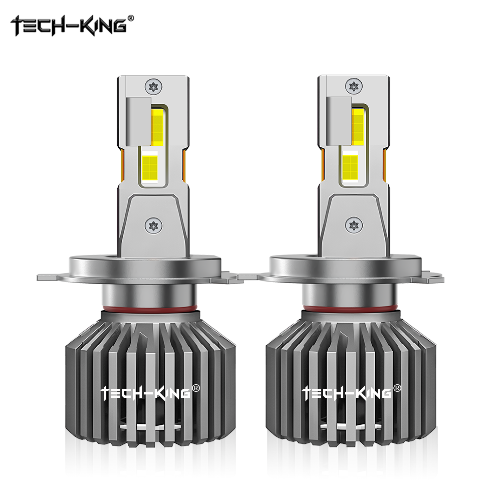 TECH-KING APP Control Intelligent Led Headlights Bulb Adjustable Colors 2-75W Led H1 H3 H4 H11 9006 9005 9012 H7 Led Headlights