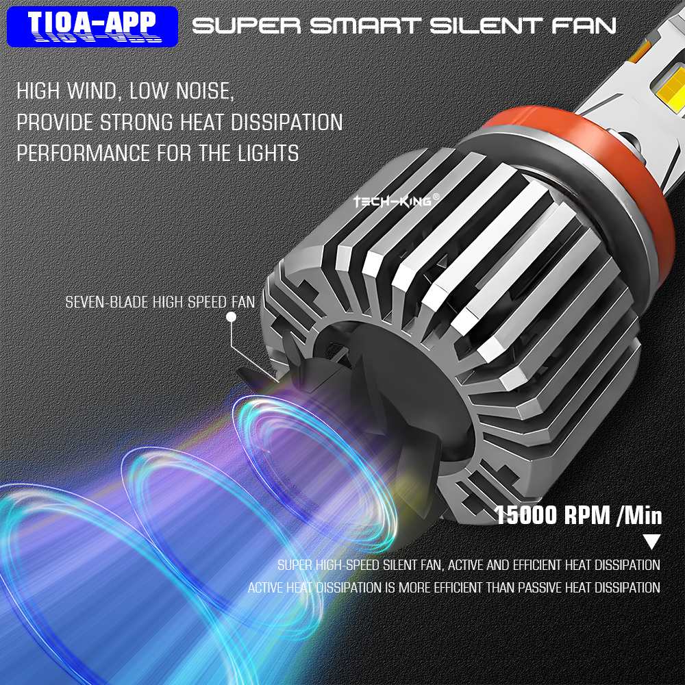 TECH-KING Bulb Adjustable Colors