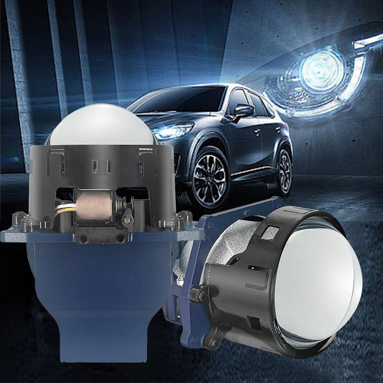 3inch AFS Bi Led Projector Lens 58W Adaptive Sensor Hi Low Beam LED Projector Lens for Car