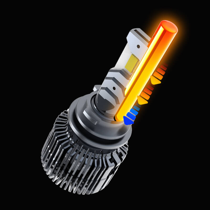 2022 Auto Intelligent H4 Led Headlights H1 22000lm 24000 Lumens Headlights Bulbs