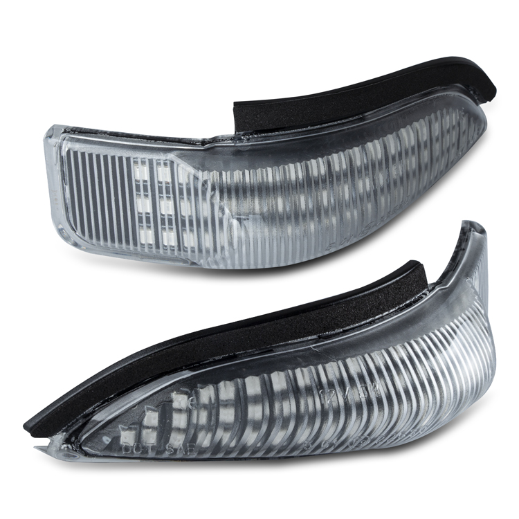 Dynamic Amber LED Turn Signal Lights with Smoked Clear Lens for Toyota for YARIS for COROLLA VENZA PRIUS VITZ Car Models