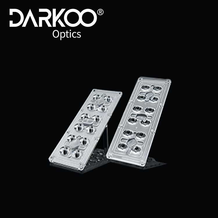 Advanced Street Light Optical System: 2x6 Integrated Module with Square Opal Tunnel for 120&deg; Uniform, Glare-Free Distribution