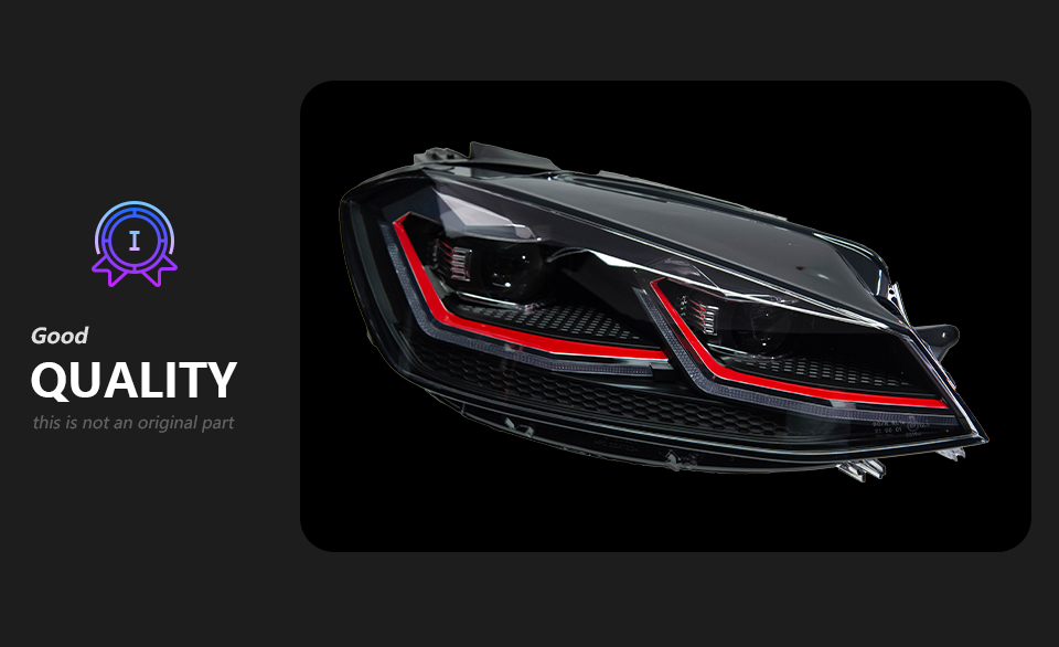 Car Light for VW Golf 7.5 MK7.5 LED Headlight 2018-2021 Headlights GOLF7.5 DRL Turn Signal High Beam Angel Eye Accessories