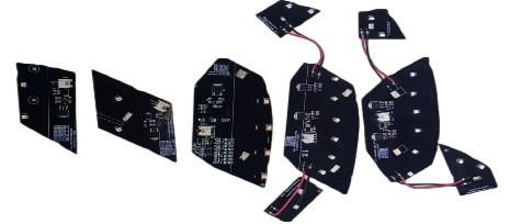 Factory Export JTD Brand Model JTD0509 Auto LED Rigid-Flex Circuit Board PCBA Car Electronics PCB Assembly