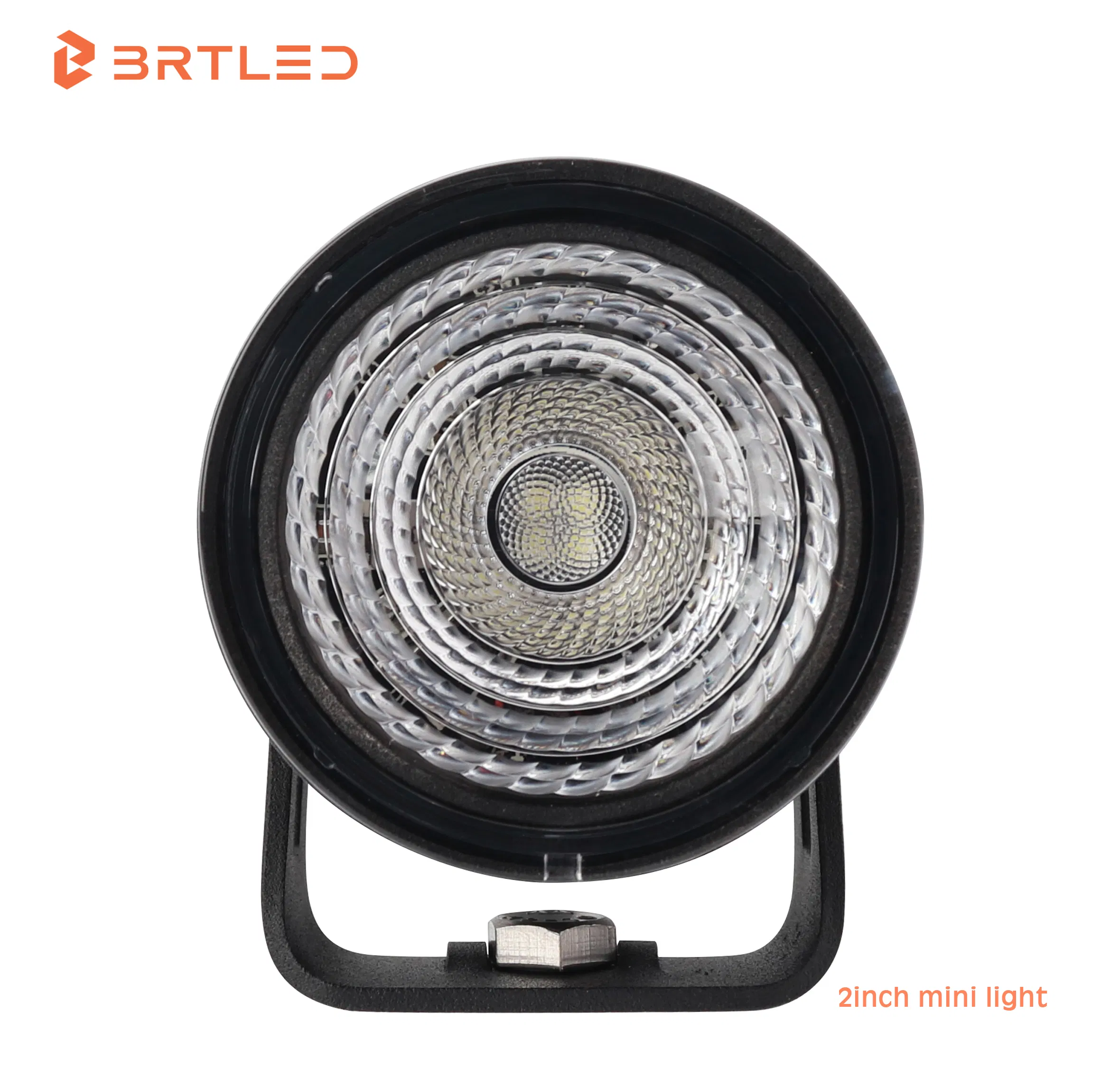 Mini 2inch LED Light Truck 24V Offroad Tractor Car Auto Light Systems Round Flood 12W Tow Truck Accessories