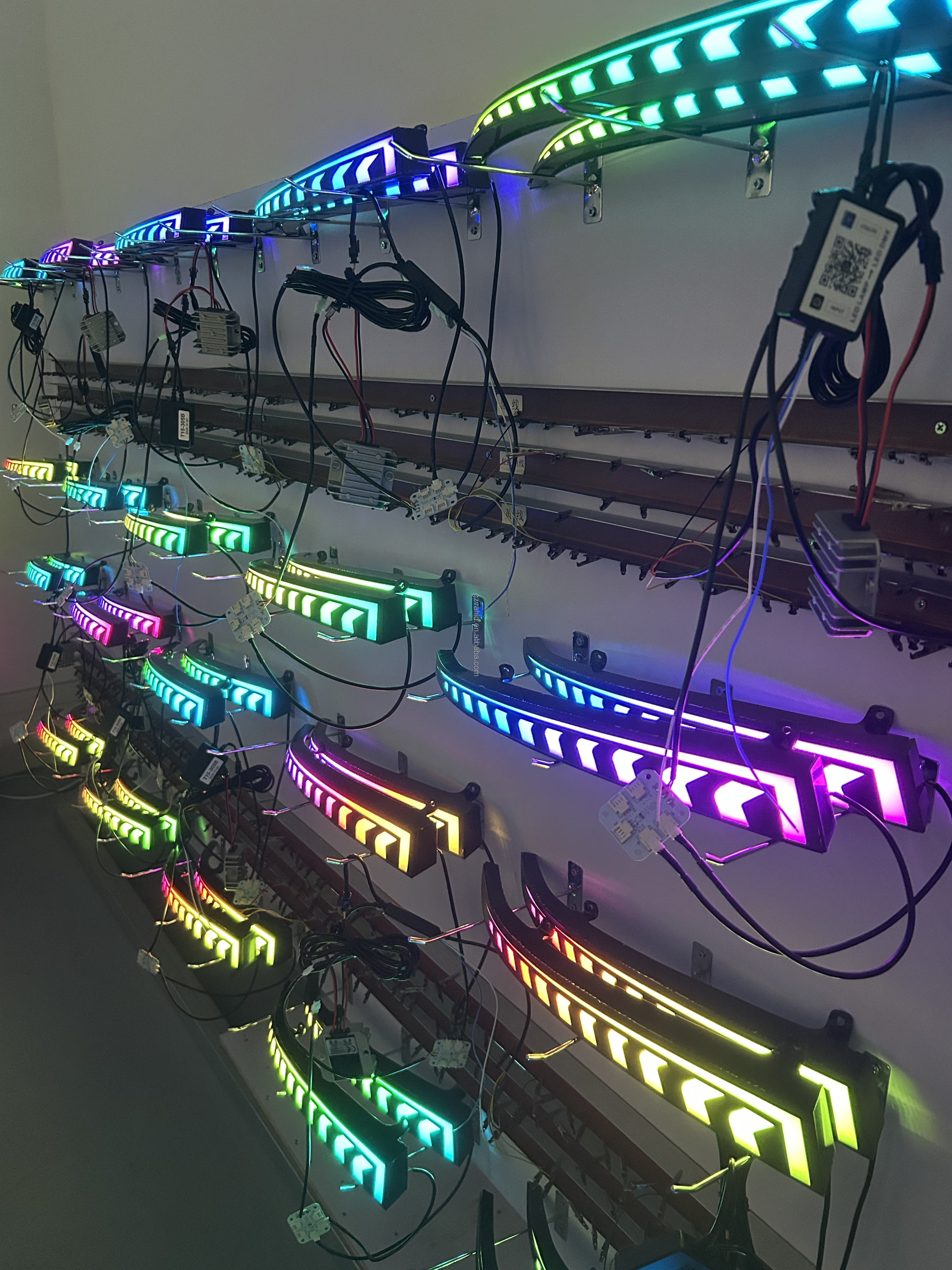 New Custom 12V LED DRL For Specific Car Models Daytime Running Lights RGBW Guangdong Factory Brand Custom Animation