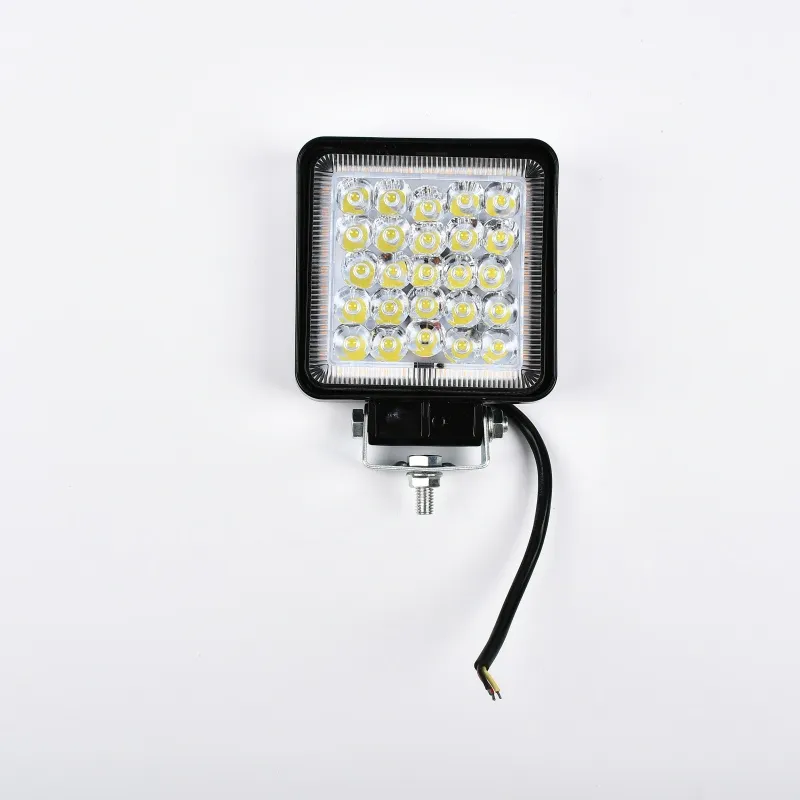 Cross-Border Engineering Maintenance Mechanical Vehicle Front Headlights Color Modification LED Electronic Elliptical Motorcycle Lights