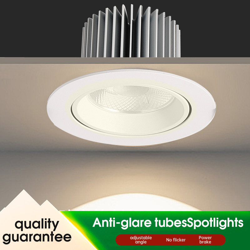 Premium Modern LED Downlight 90mm IP20 Aluminum with Advanced Heat Dissipation Indoor Commercial Application Long Lifespan