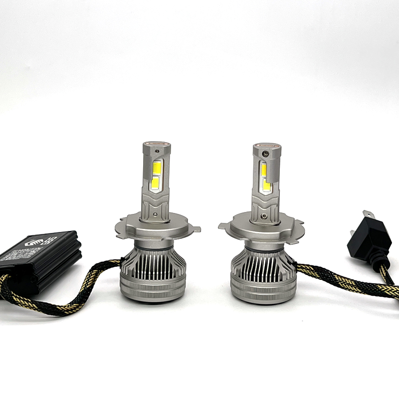 Customized Led Super Bright Smart Led Bulb Wifi 75W H4 Led Headlights for Car Dual Colors Flash App Control Led Car Headlight